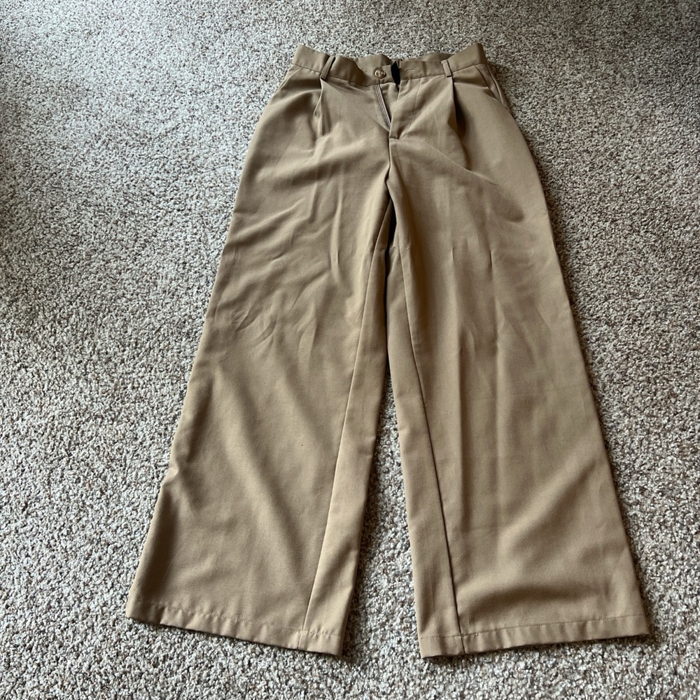 Cider Wide Leg Trousers in Khaki